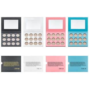 12-Well Eyeshadow Palette No-Logo Makeup Empty Palette 26mm Round Hole DIY Assembly Export No-Logo Universal Eyeshadow Pan