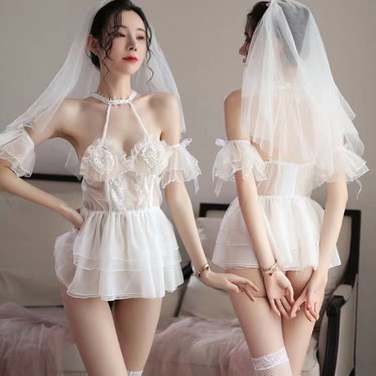 Ahao sexy lingerie pure desire temptation pure desire bride uniform suit hot flirting bedding sex products pajamas for women