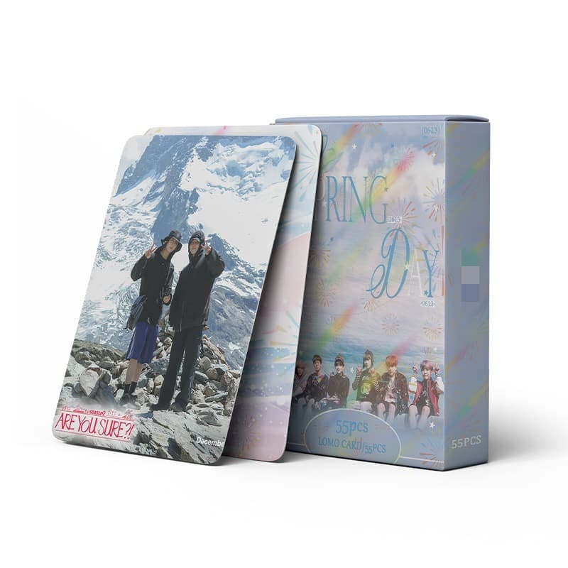 A Large Number of New In-Stock Items: 55 High-Definition Photo Cards of the Fat Egg Boy Group, Kpop Celebrity Merchandise, Lomo Collection Cards