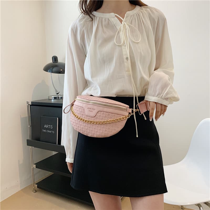 Fashionable Luxury Women's Bag Fall New Arrival Export Quality Ladies Shoulder Bag Korean Style Trendy Chain Crossbody Chest Bag