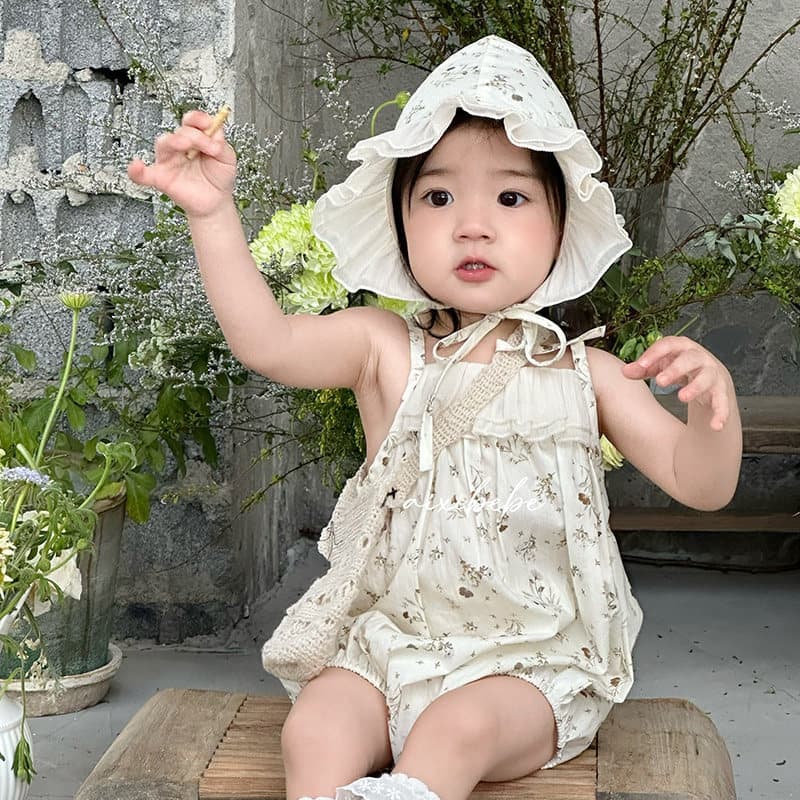 Baby Girl Romper Summer 2025 New Style Cute Bodysuit Hah Outfit A-Class Pure Cotton