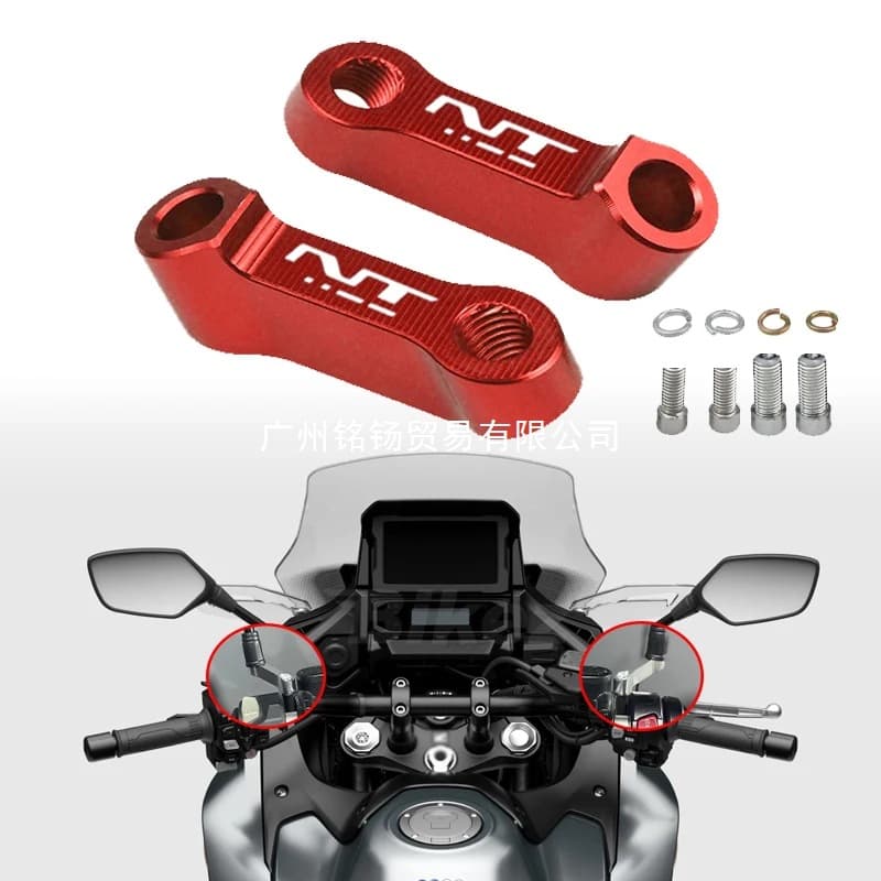 Compatible with Honda NT1100 NT100 DTC Motorcycle Rearview Mirror Extension Riser Adapter