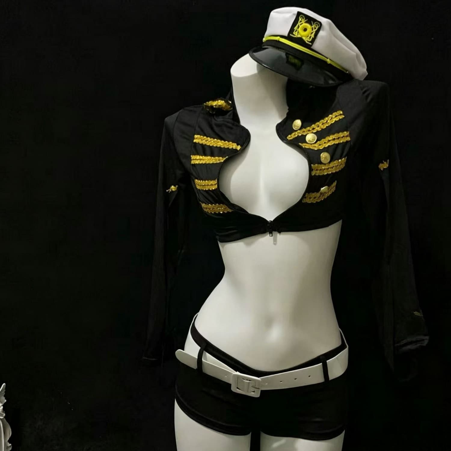 Rouxiyue New Lingerie Sailor Uniform Temptation Cute Playful Sexy Bodycon Lingerie Set