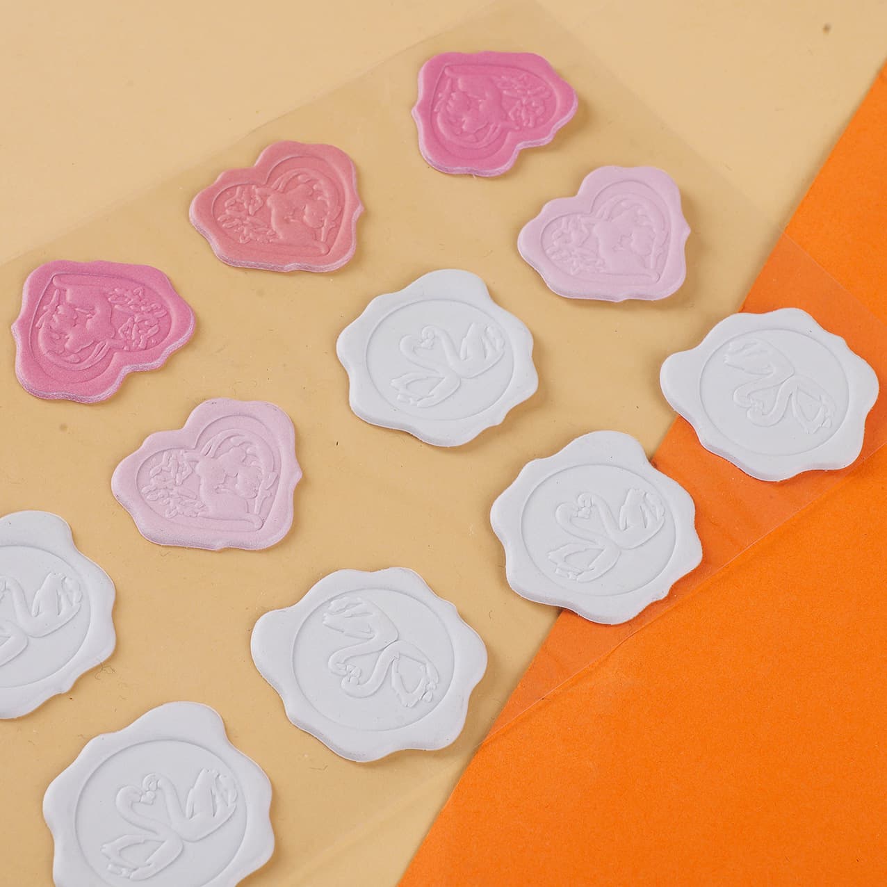 Wax Seal Stamp Embossed Wax Label Postcard Love Letter Envelope Closure Gift Wax Sheet Seal Sticker Bubble Sticker