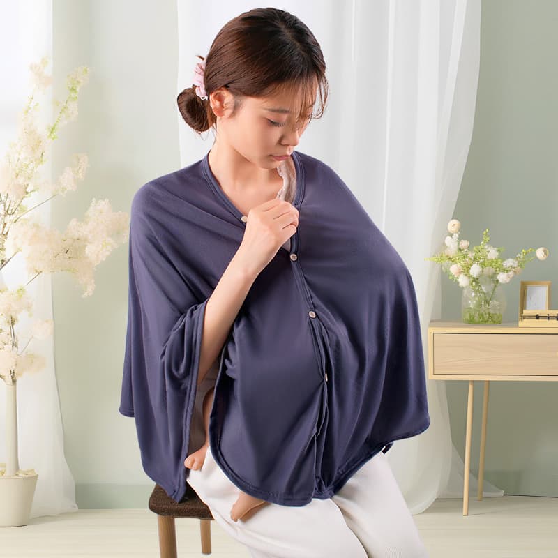 Cross-Breeding Nursing Top Breathable Cotton Gauze Nursing Cover Anti-Exposure Modesty Cloth Adjustable Nursing Scarf