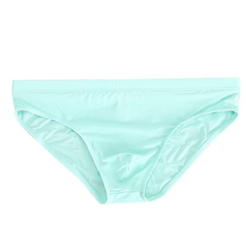 Men's Briefs Ice Silk Breathable Skin-Friendly Quick-Dry Cooling Low-Rise Sexy Summer Ultra-Thin Transparent Cross-Border