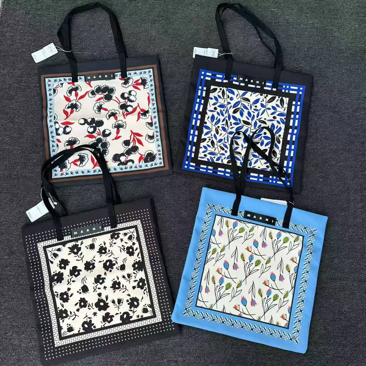 New Canvas Bag MAR Jacquard Canvas Bag Fashion Trendy Versatile Linen Xiaohongshu Hot-Selling Bag