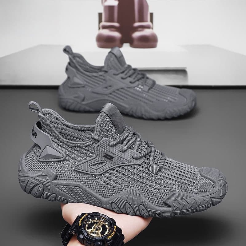 Fashion Comfortable Sports Shoes Casual Dad Shoes Men's Shoes Cross-Border Breathable Hollow Mesh Shoes Men's Fashion Work Shoes