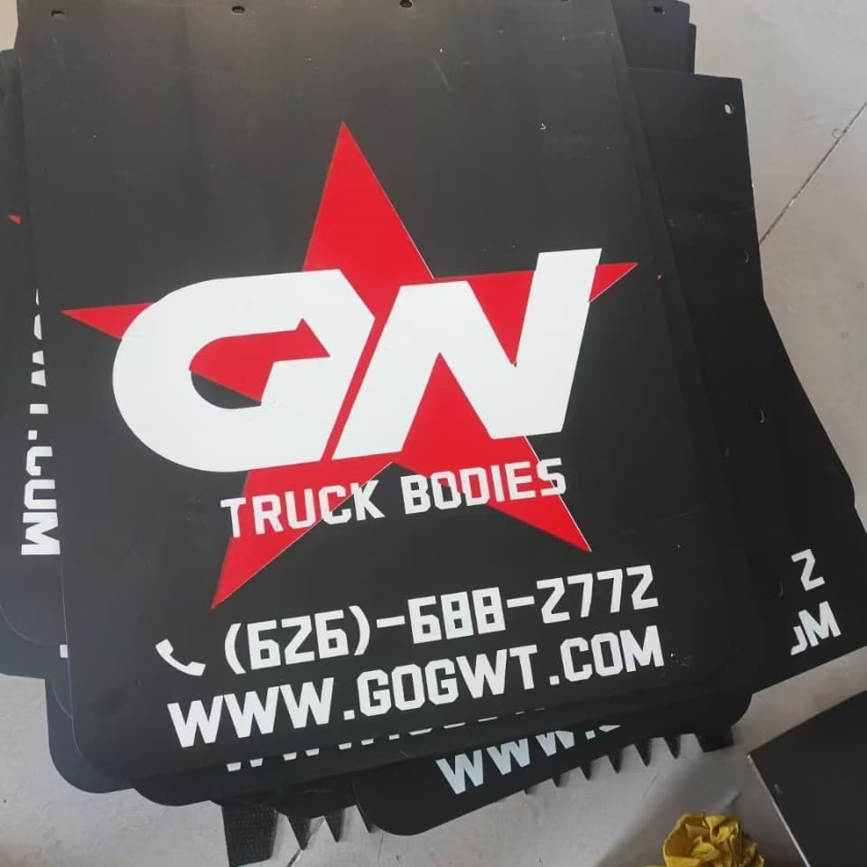 Custom Truck Mud Flaps for Various Specifications, Colorful Mud Guards for Trucks, Trailers, and Vehicles