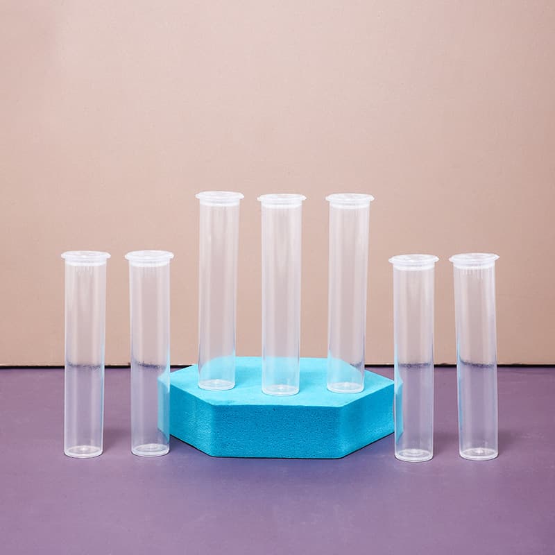 72mm PP Child-Resistant Safety Connected Pop-Top Bottle Storage Tube Cigar Rolling Paper 72 Pop-Top Storage Tube
