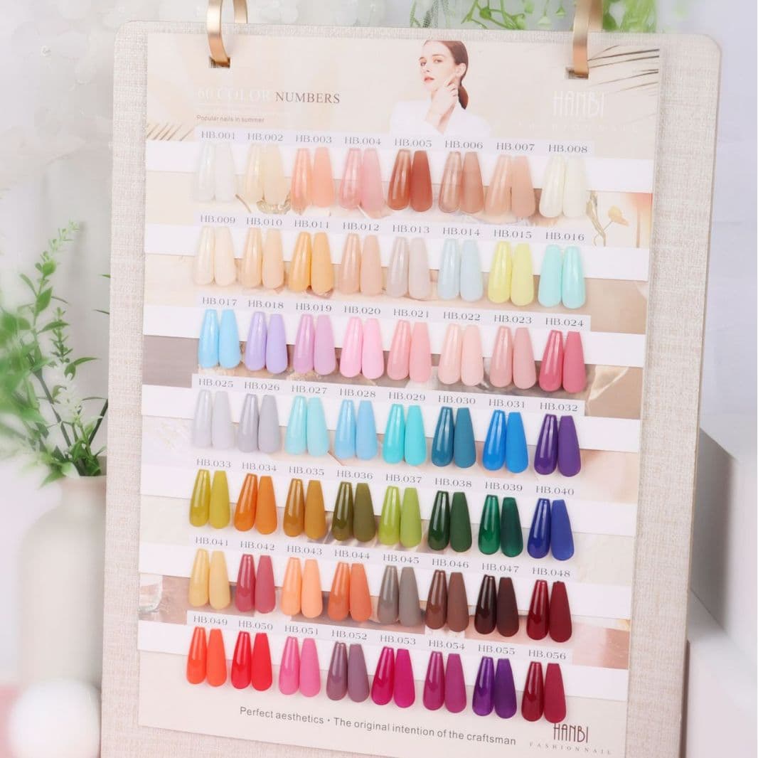 Cross-border recommendation of Barbie color nail polish new 56-color solid color nail polish nail salon special nail polish for coloring in one stroke