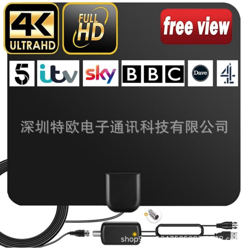 DVB-T2 4K 1080p Indoor TV Antenna High Definition Digital Family Television Antenna Electronic Component TV