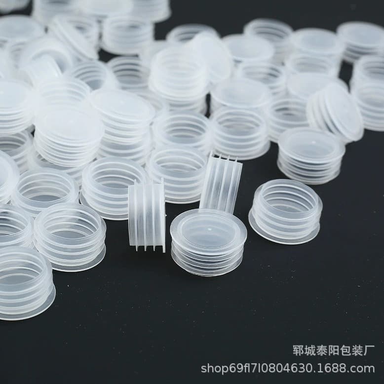 Plastic Plug Flat Top Cap 18-Thread 28-Thread 32-Thread Plastic Inner Plug Plastic Bottle Glass Bottle Inner Plug Cosmetic Lotion Inner Cap