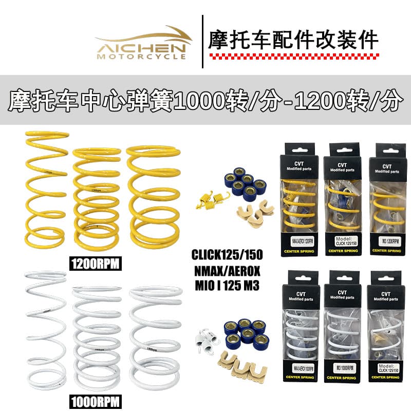 Motorcycle modified CLICK125/150 NMAX/M3 clutch spring CVT clutch transmission system wholesale