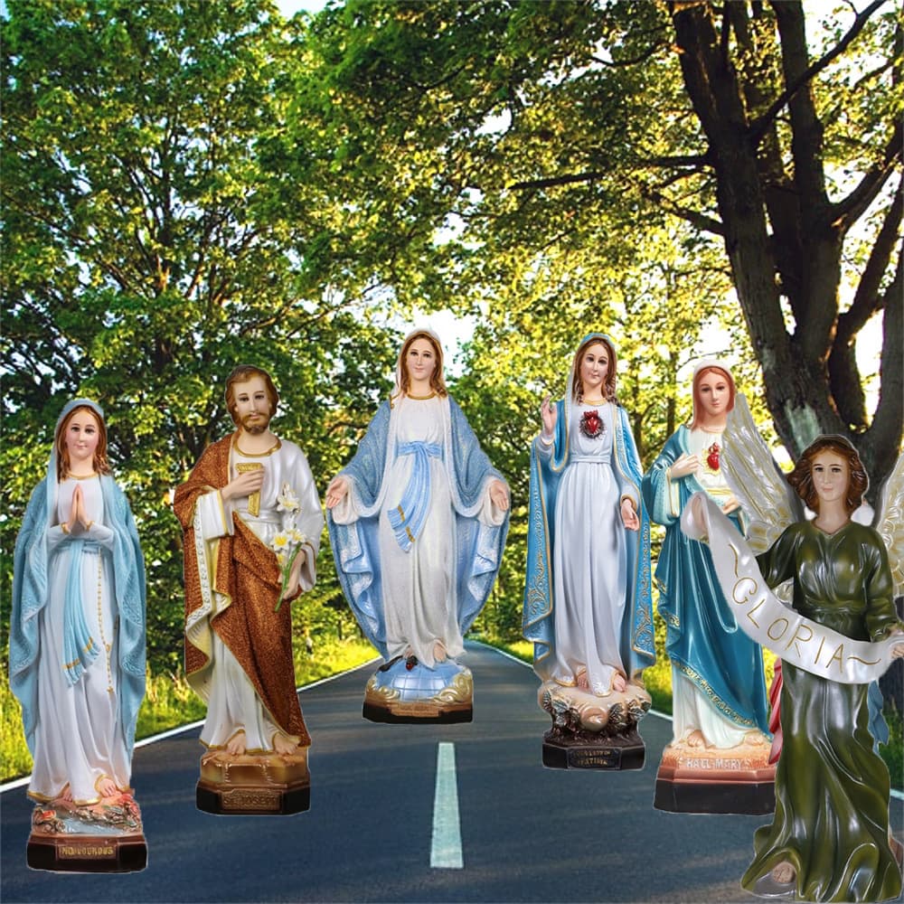Free Shipping 180-200-220cm Joseph Family Looking at Light Statue Home Decoration Figure Living Room