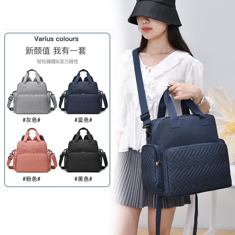 Cross-border Baby Diaper Bag Mommy Bag Maternity Hospital Bag with Pacifier Case Lightweight Portable Pregnancy Bag