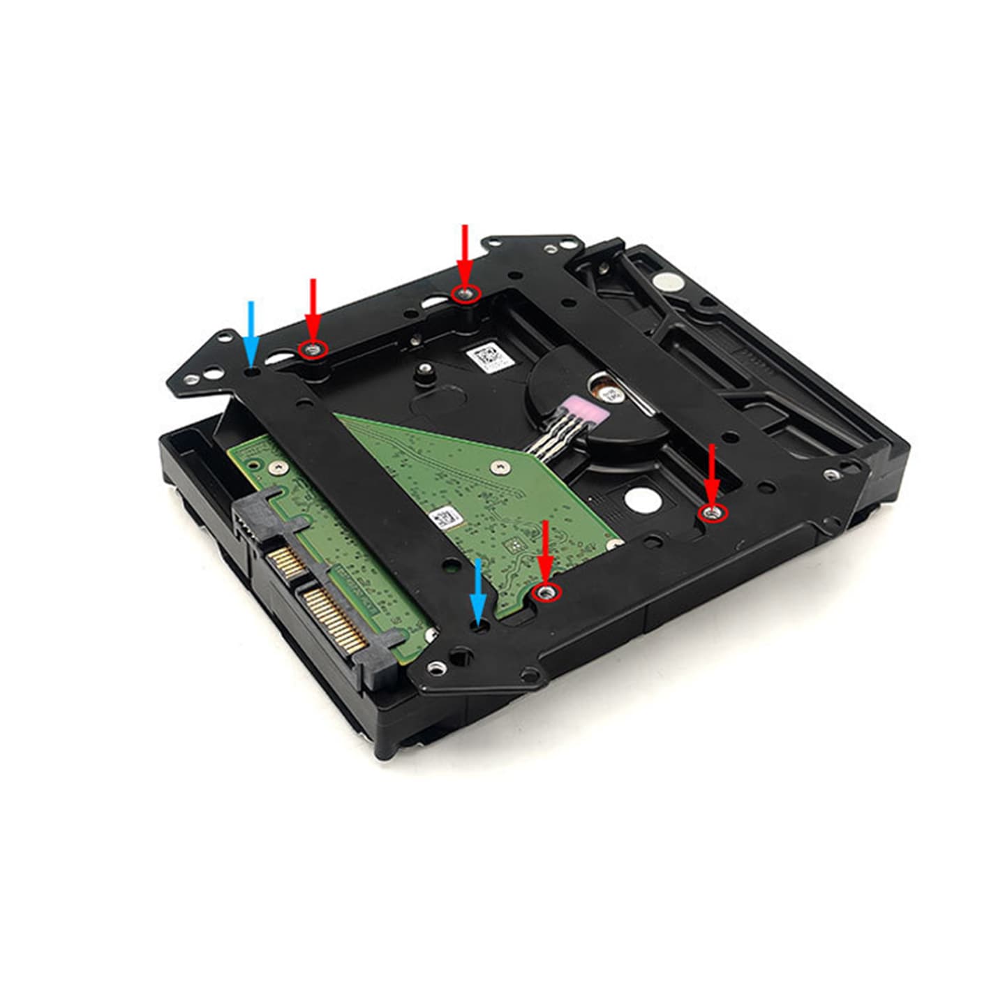 Desktop Hard Drive Bracket 3.5inch Desktop Mechanical Hard Drive 2.5inch Solid State Drive Stacking Bracket