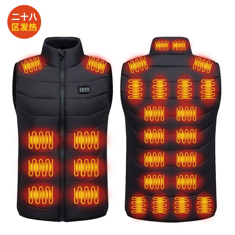 Heated Vest, Zone 28 & 21, Men's Winter Warmth Smart Electric Heating Vest, Electric Heated Vest, Heated Clothing
