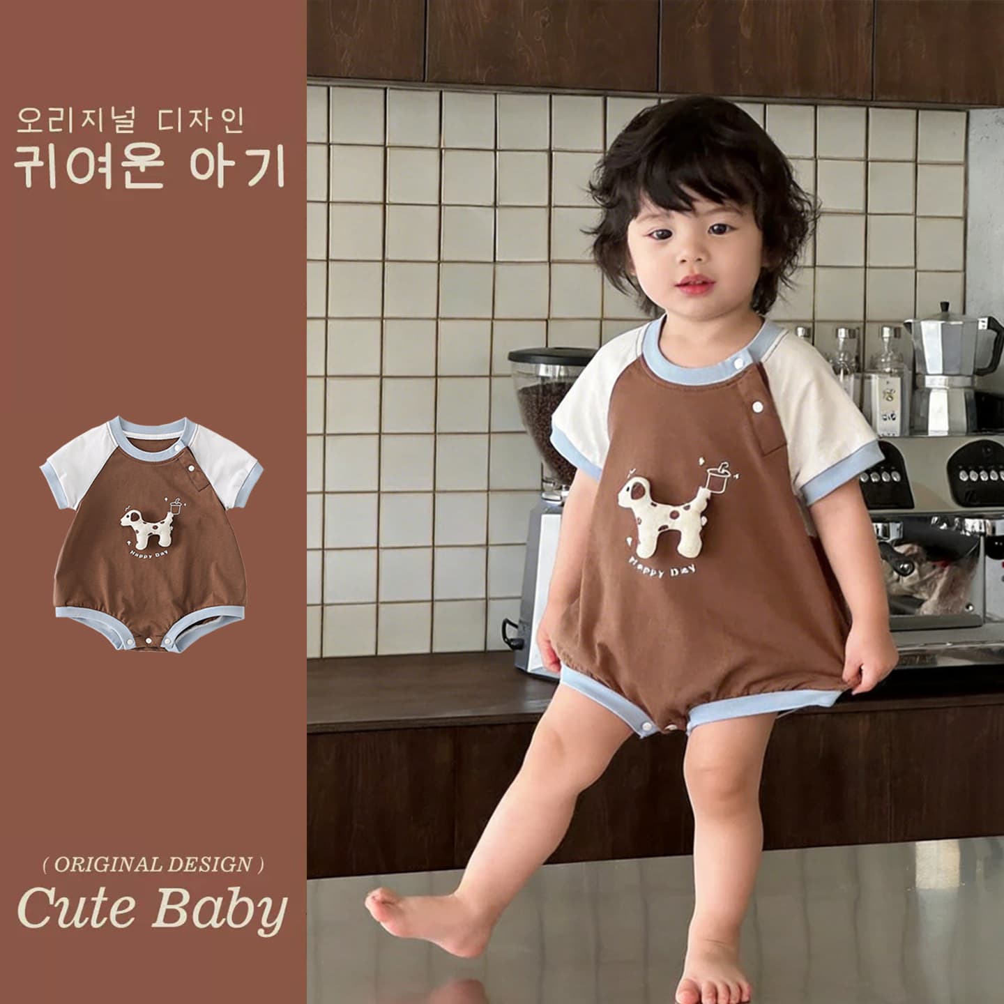 Summer thin cartoon new style baby jumpsuit baby clothes type A soft baby bag fart clothes baby crawling clothes