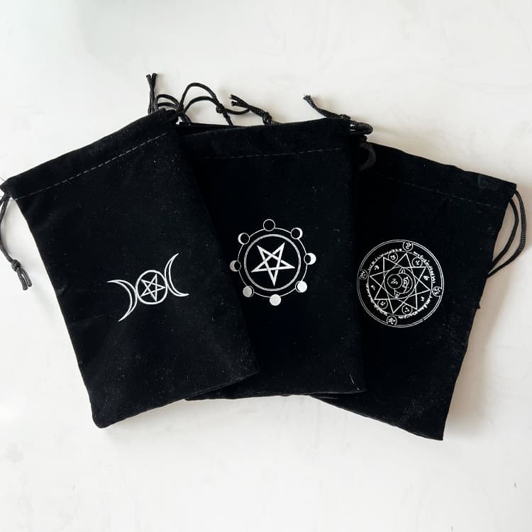 Tarot card velvet bundle pocket, jewelry bundle pocket, mobile power supply bag, brocade bag, small cloth bag, ready for new models