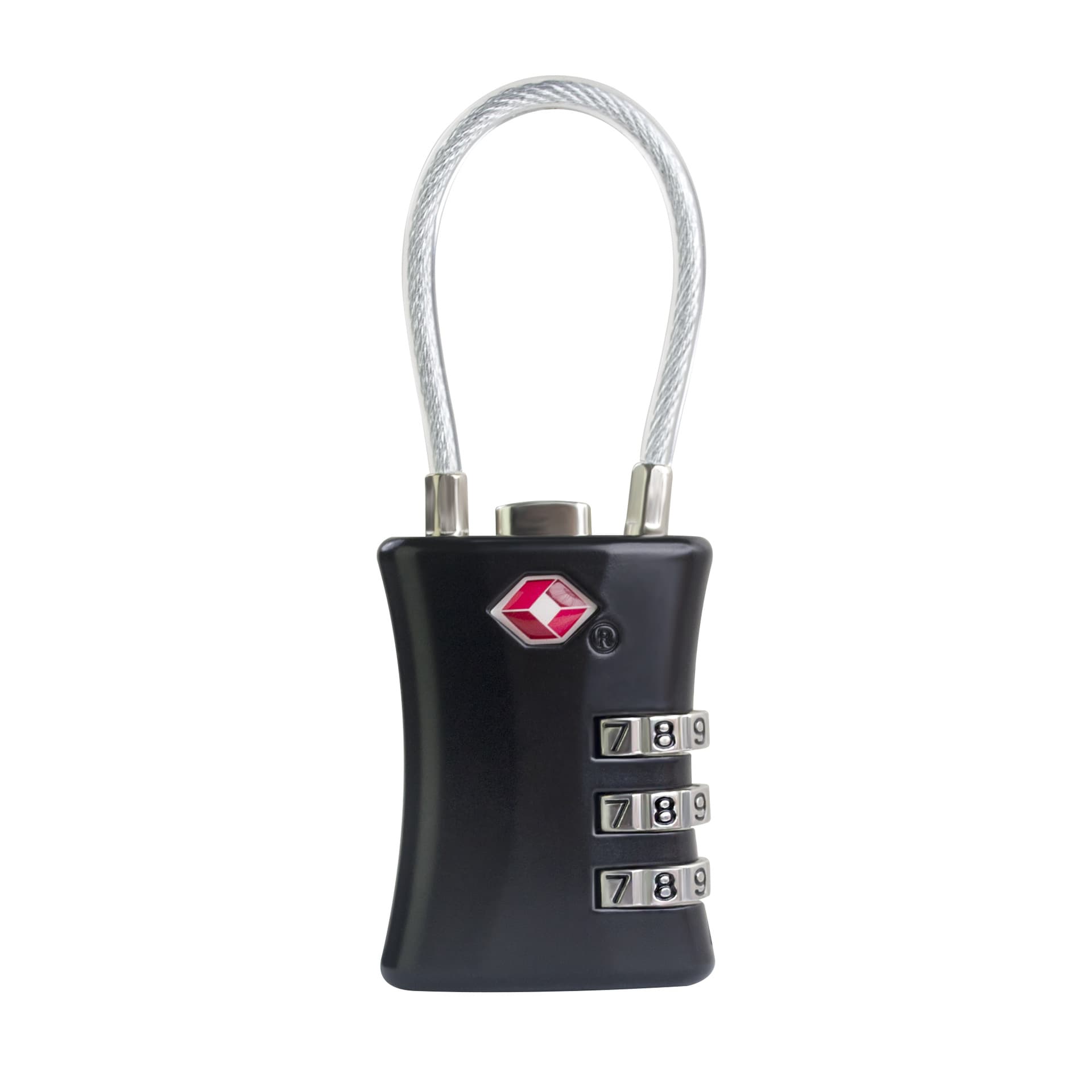 TSA combination padlock, zinc alloy suitcase lock, gym combination padlock model 05ST.