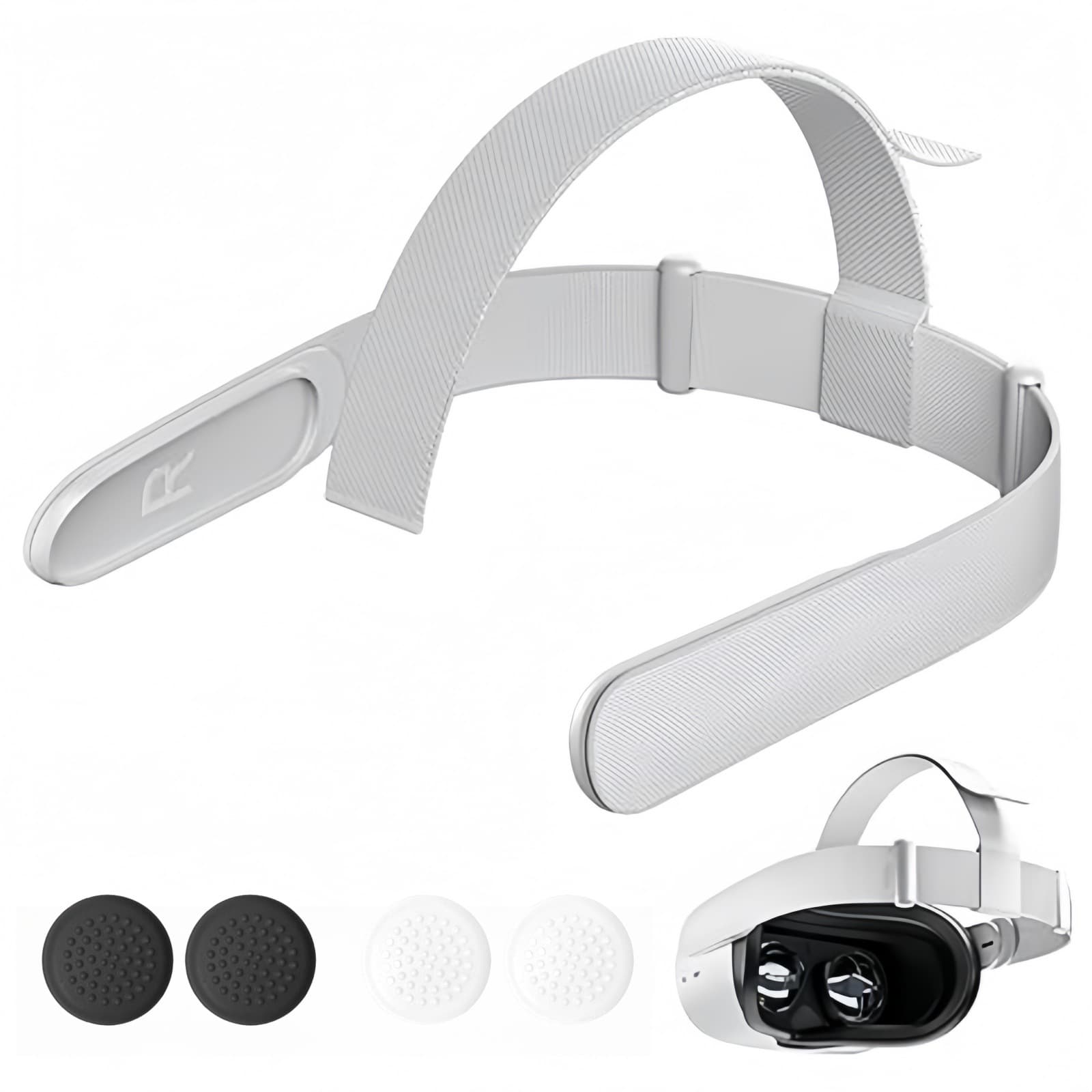Cross-border Oculus/meta Quest2 Headband Adjustable Replaceable Headset with VR Controllers and Joysticks Set