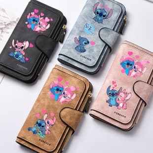 Cross-border Best-selling Stitch Clasp Women's Korean-style Wallet Large Tri-fold Fashion Handbag Multi-card Slot Women's Wallet