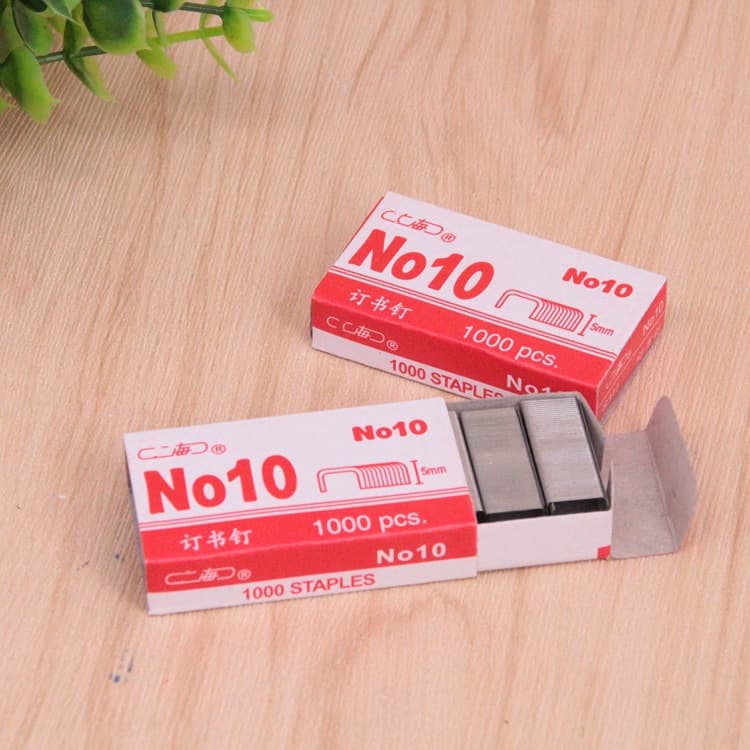 No. 10 staple Shihai 10# staple small size staple NO.10 staple mini staple