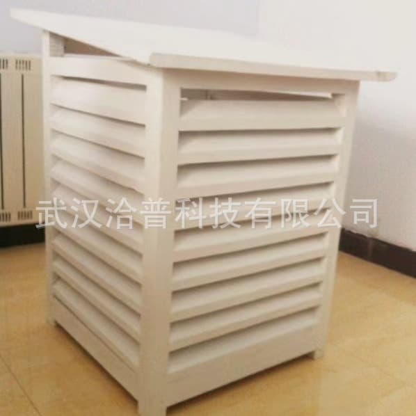 Wuhan Yunnan teaching tools small wooden louver box ventilated weather station louver box for temperature and humidity measurement