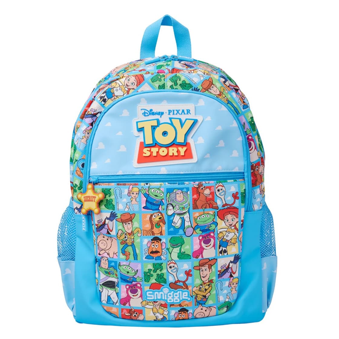 Smiggle Backpack Student Toy Story Backpack Multifunctional Stress-Relief Spine Protection Backpack