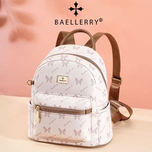 New Women's Backpack, Cute Large Capacity, Butterfly Print, Student Travel Outdoor Backpack, Custom Logo