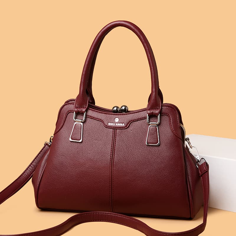 2025 Handbag Autumn New Women's Shoulder Crossbody Bag Fashion Versatile Middle-aged and Elderly Mother Handbag Small Crossbody Bag