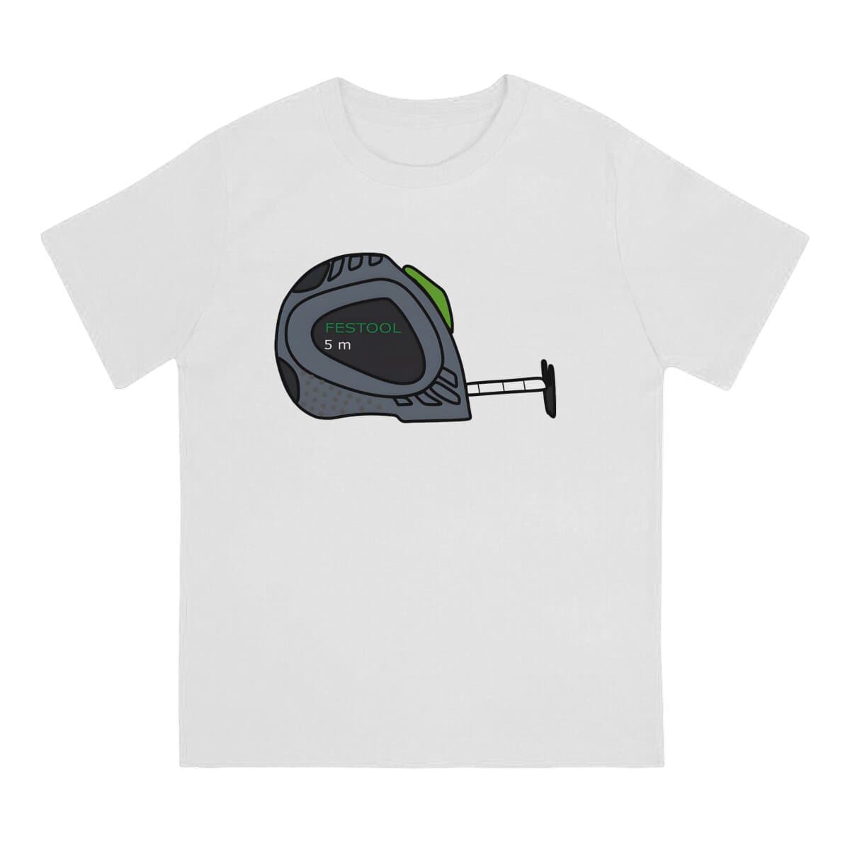 Men's Tape T-Shirt Festool Cotton Clothes Vintage Short Cotton