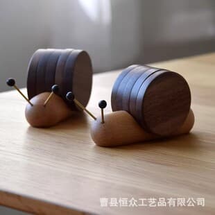 Desktop Creative Snail Coaster Heat Insulation Pad Decorative Ornament Coffee Mug Tea Cup Mat Tea Set Pad