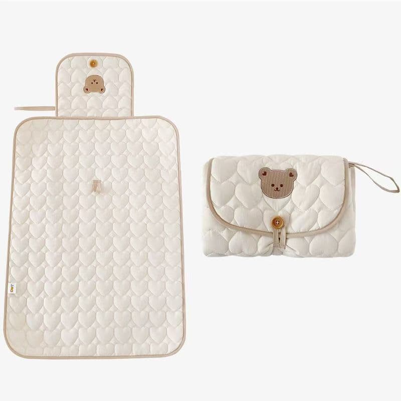 ins Infant Portable Diaper Changing Pad Foldable Urinal Pad Bag Multifunctional Baby Diaper Changing Station Mat