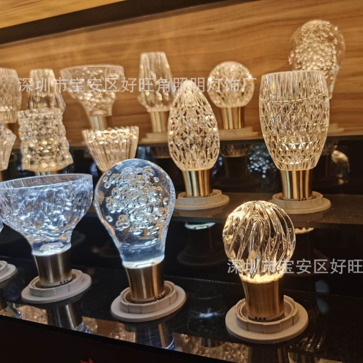 5W luxury acrylic crystal bulb LED creative art atmosphere simple decorative bulb diamond tip bulb E27