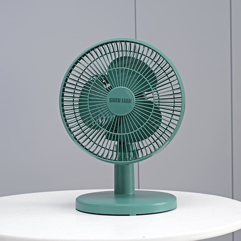 New Desktop Electric Fan, High Wind Power, Silent Desk Fan, Air Circulation Small Desktop Fan, Oscillating Fan