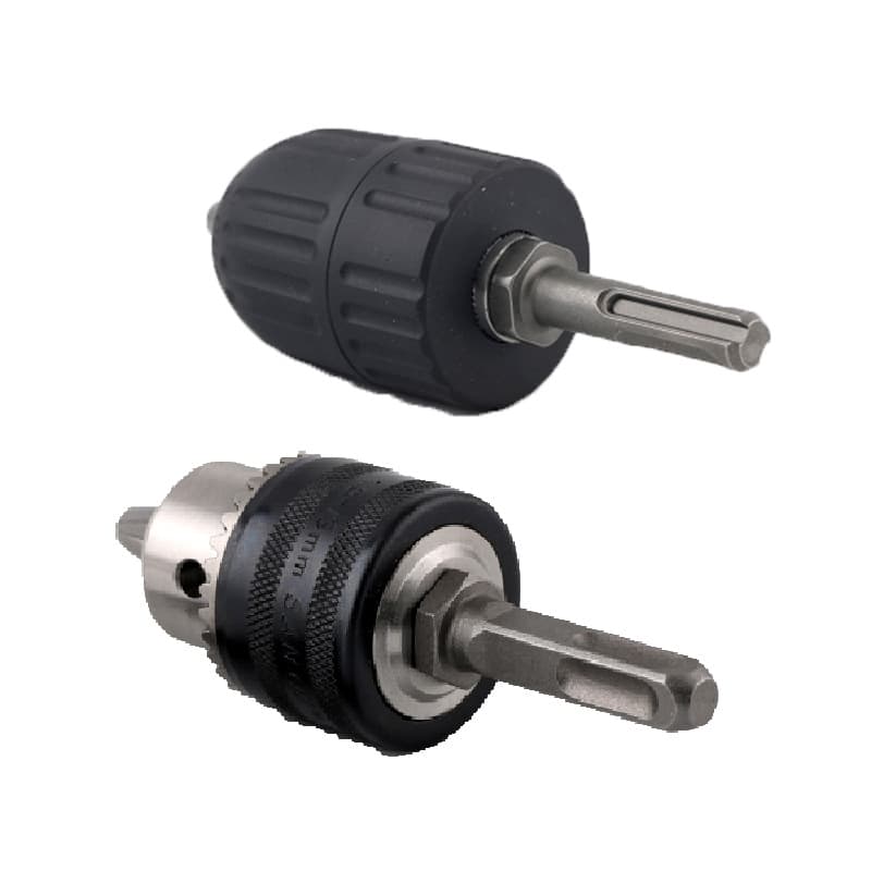 Impact Drill Adapter Bit Clamp, Electric Hammer Switch, Hand Electric Drill Connector, Round Handle, Square Handle, Four-Pit Round Head, Multifunctional