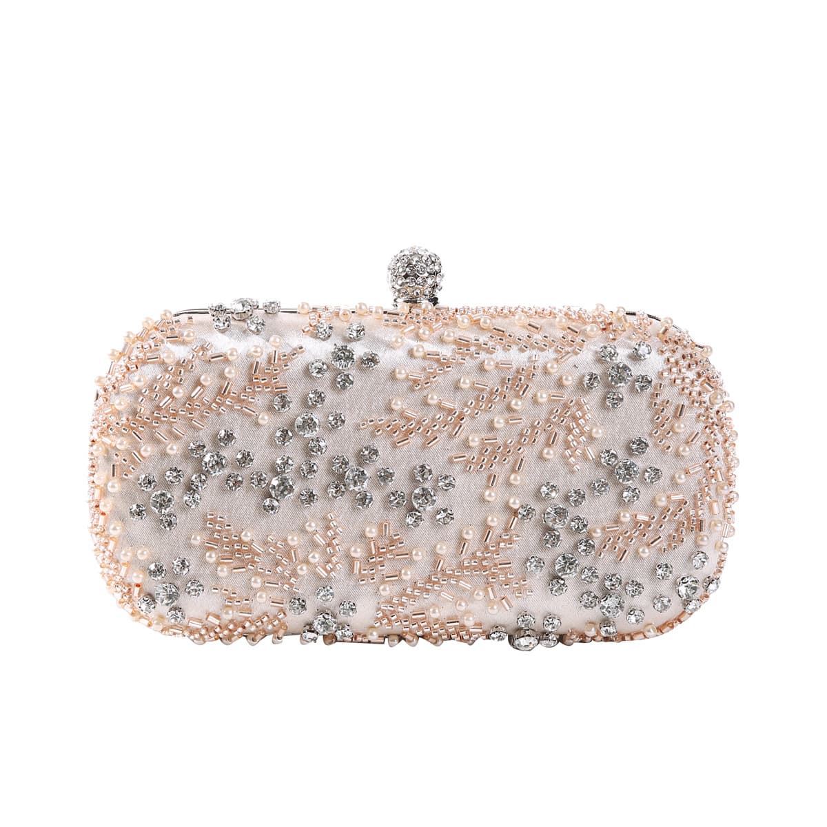 Cross-border Evening Clutch Bag with Rhinestones, Embroidered Women's Evening Bag clutch bay7666-20A