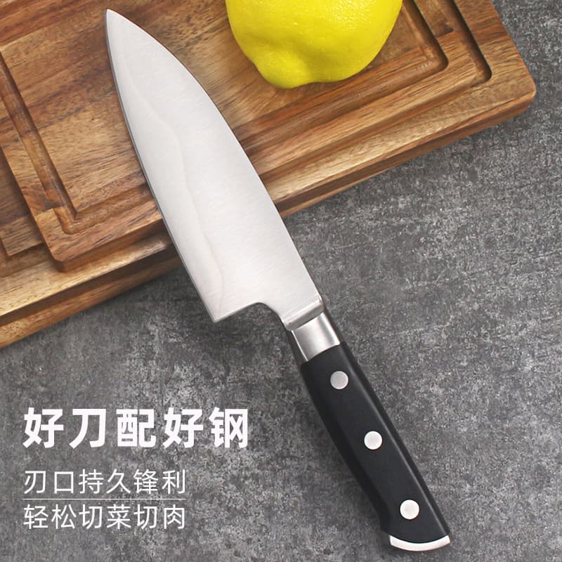 9Cr18 Sanhe Steel Fruit Knife, Fish Knife, Utility Knife, Hotel Kitchen Slicing Knife, Kitchen Knife, Household Fruit Knife
