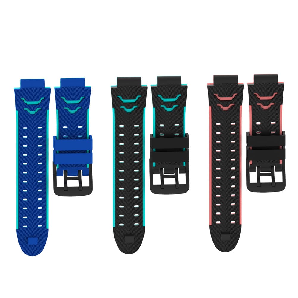 Suitable for little genius z5/z6 children's silicone watch strap little genius universal children's smart silicone watch strap two-color