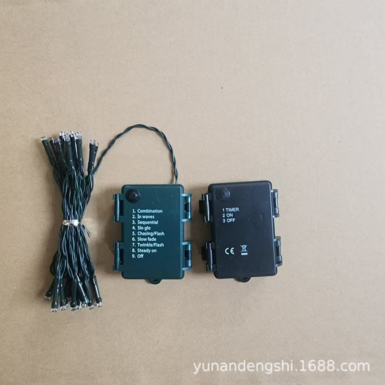 3AA Waterproof Battery Box String Lights LED Colorful Pull String Lights for Garden Decoration Festivals