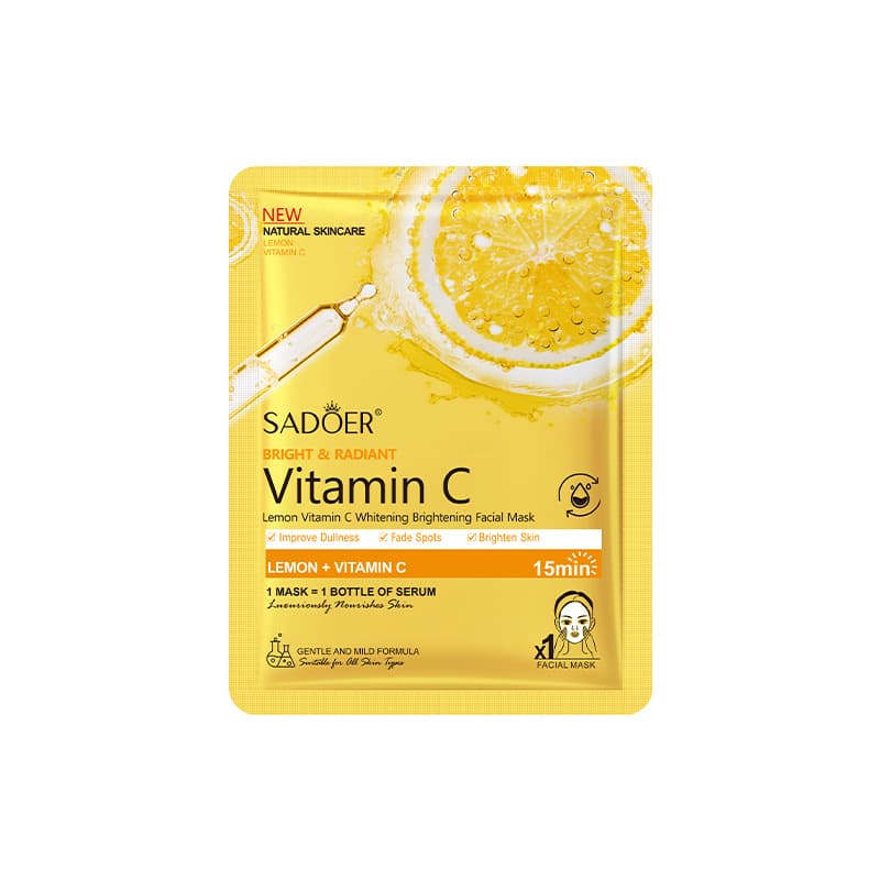 Cross-border Fruit Hyaluronic Acid Series Facial Mask 25ml SADOER Niacinamide Moisturizing Facial Mask Skincare Wholesale