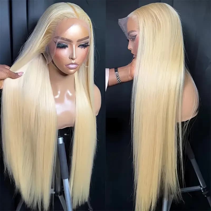 613# Blonde Human Hair Wigs ready for dropshipping, factory direct supply, large quantity discount