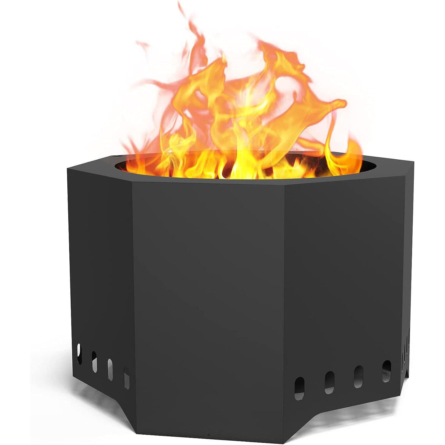 Outdoor portable smokeless fire basin, high-efficiency combustion, durable and rust-proof household stove