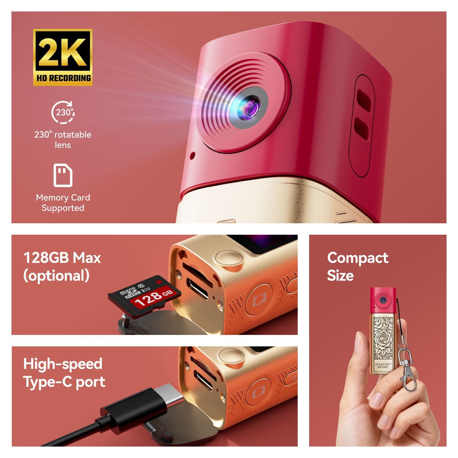 Outdoor Sports Camera Photo HD Video G10 Camera Student Pendant Thumb Mini Camera