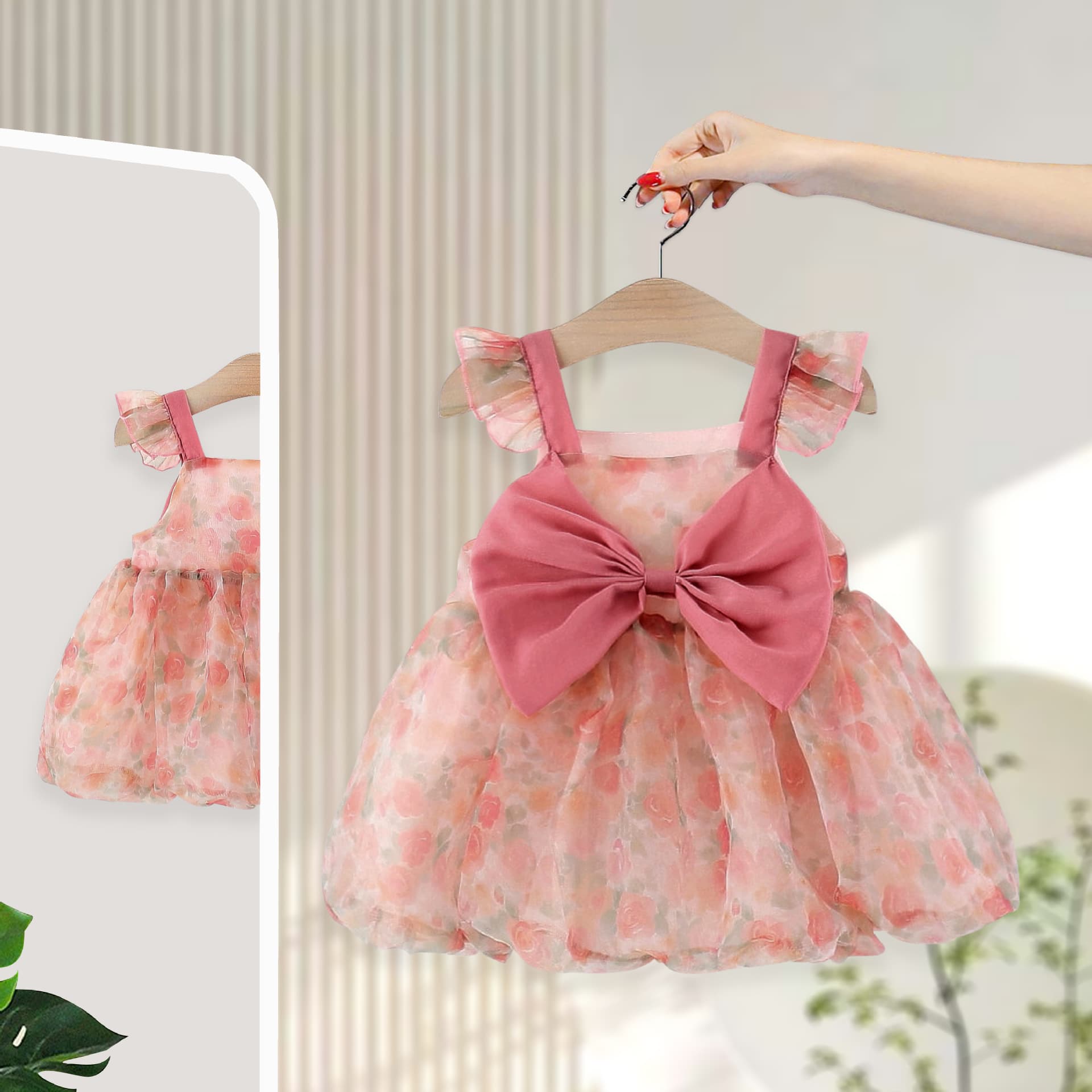 Children's clothing princess dress girls summer dress children's skirt girl printed fashionable baby summer gauze skirt 5069
