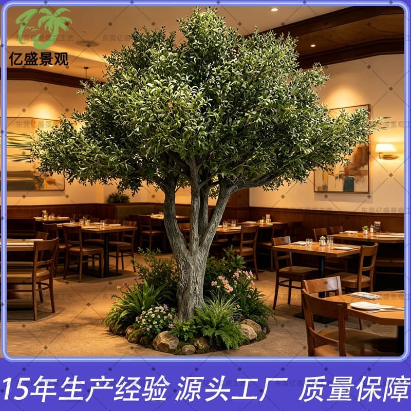 Artificial Olive Tree for Export, Indoor Hotel Restaurant Faux Olive Tree