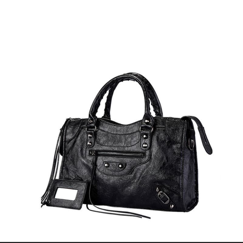 Crossbody Handbag Mini Small Q-Version Medium-Small Fringe Women's Motorcycle Bag Handheld Shoulder Bag