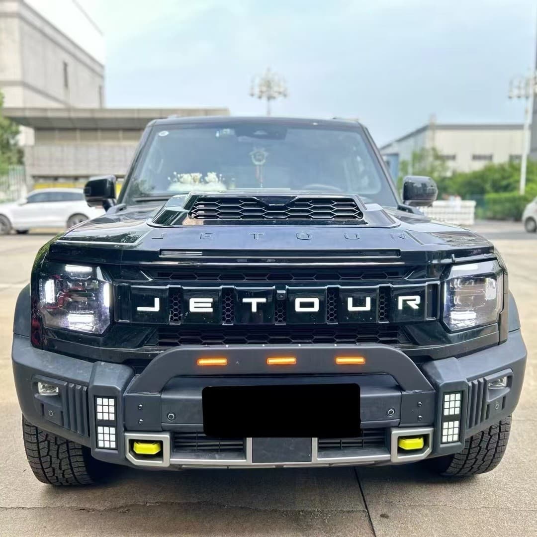 Cross-border JETOUR T2 Front Bumper for Jetour Shanhai T2 Front Bumper Guard Rail, Jetour Traveler with Light Bull Bar